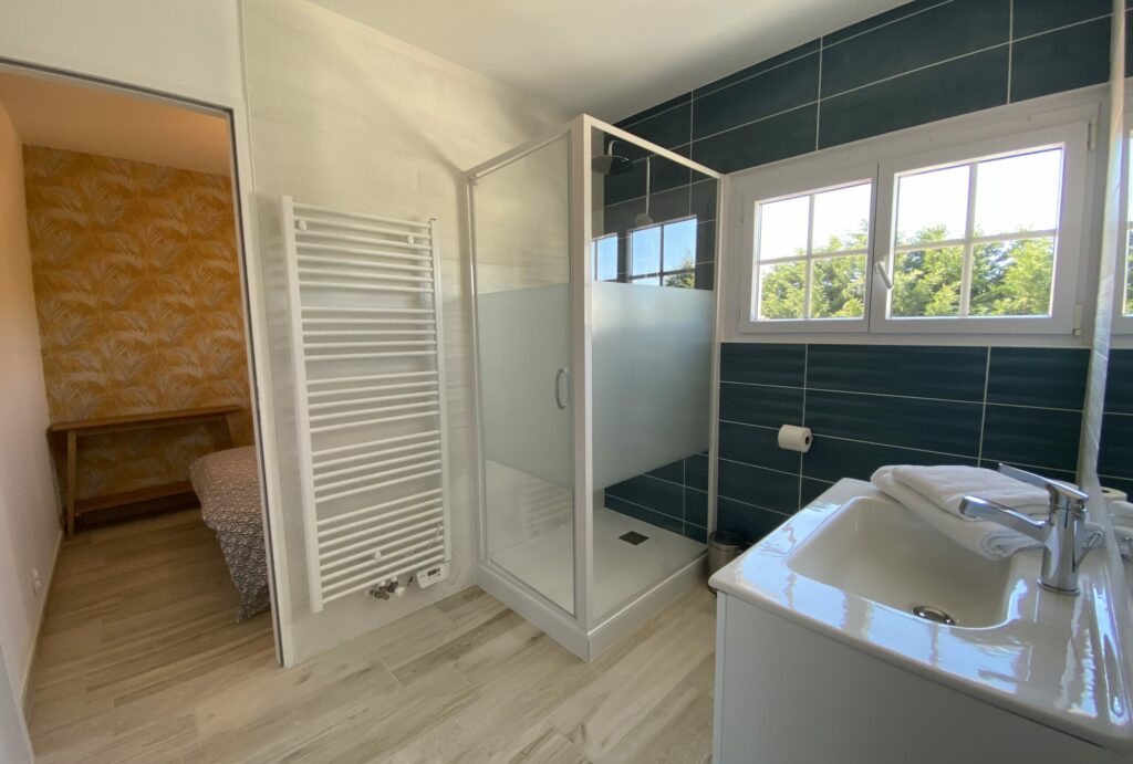 Appartement le Veillon Salle d'eau avec douche