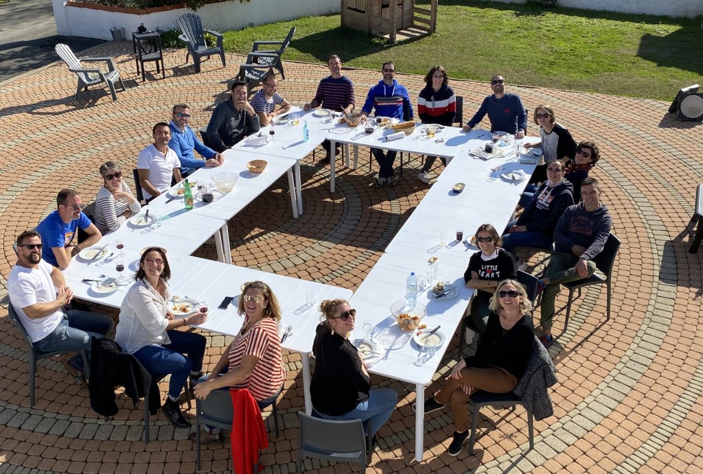 Séminaire Groupe en terrasse