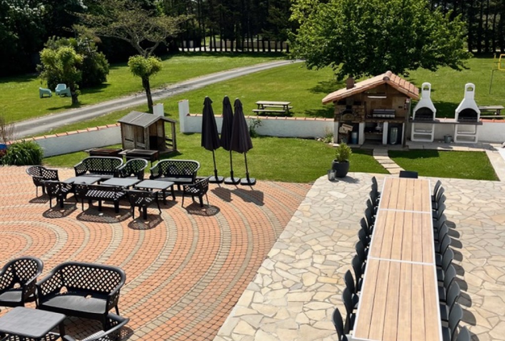 Terrasse Grabd Gîte de groupe